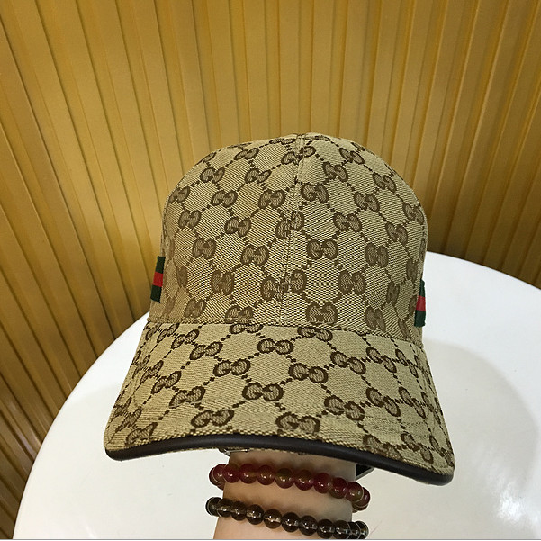 Gucci Original GG Canvas Baseballmütze mit Web - EUR FASHION
