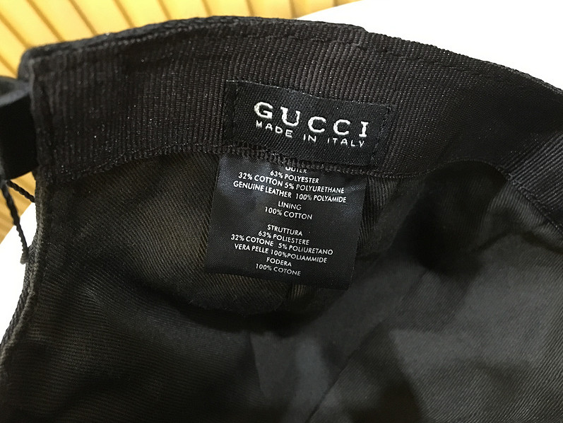 Gucci-Kappe Schwarz - EUR FASHION