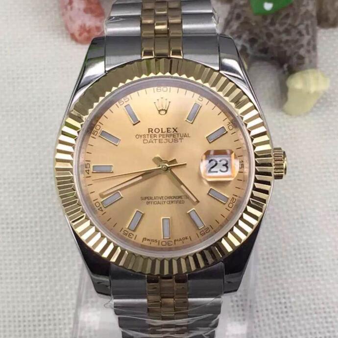 Hochwertige Rolex Datejust Gelbgold-Jubiläumsuhr - EUR FASHION