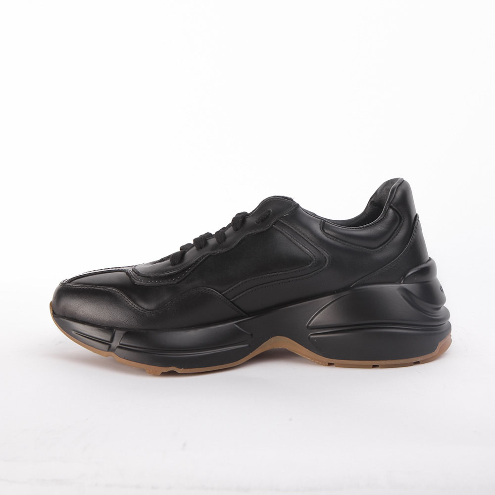 Gucci Rhyton Print Ledersneaker (Schwarz) - EUR FASHION