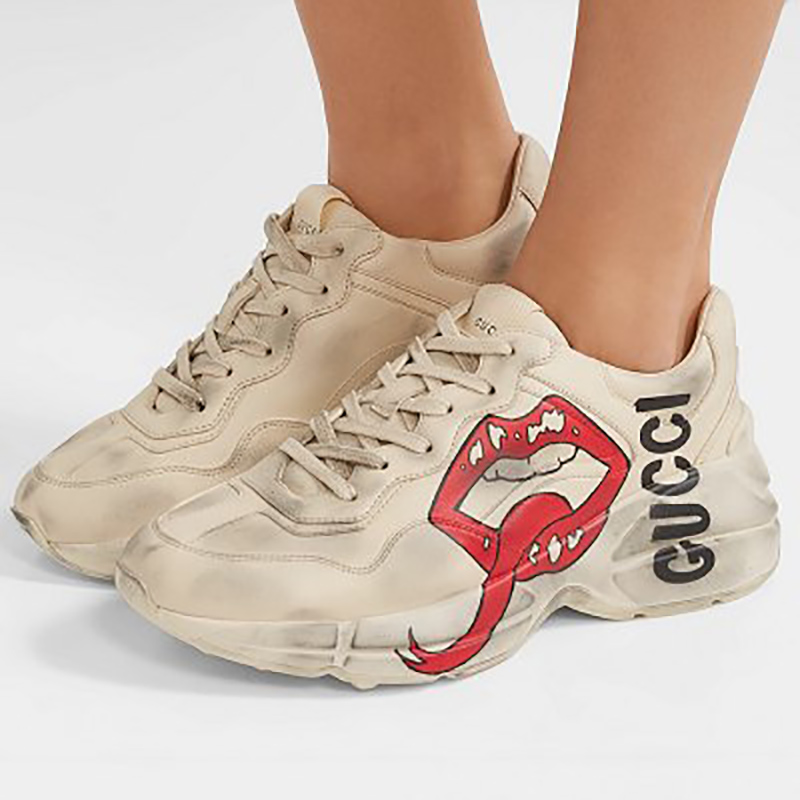 Gucci Rhyton Sneaker mit Munddruck - EUR FASHION