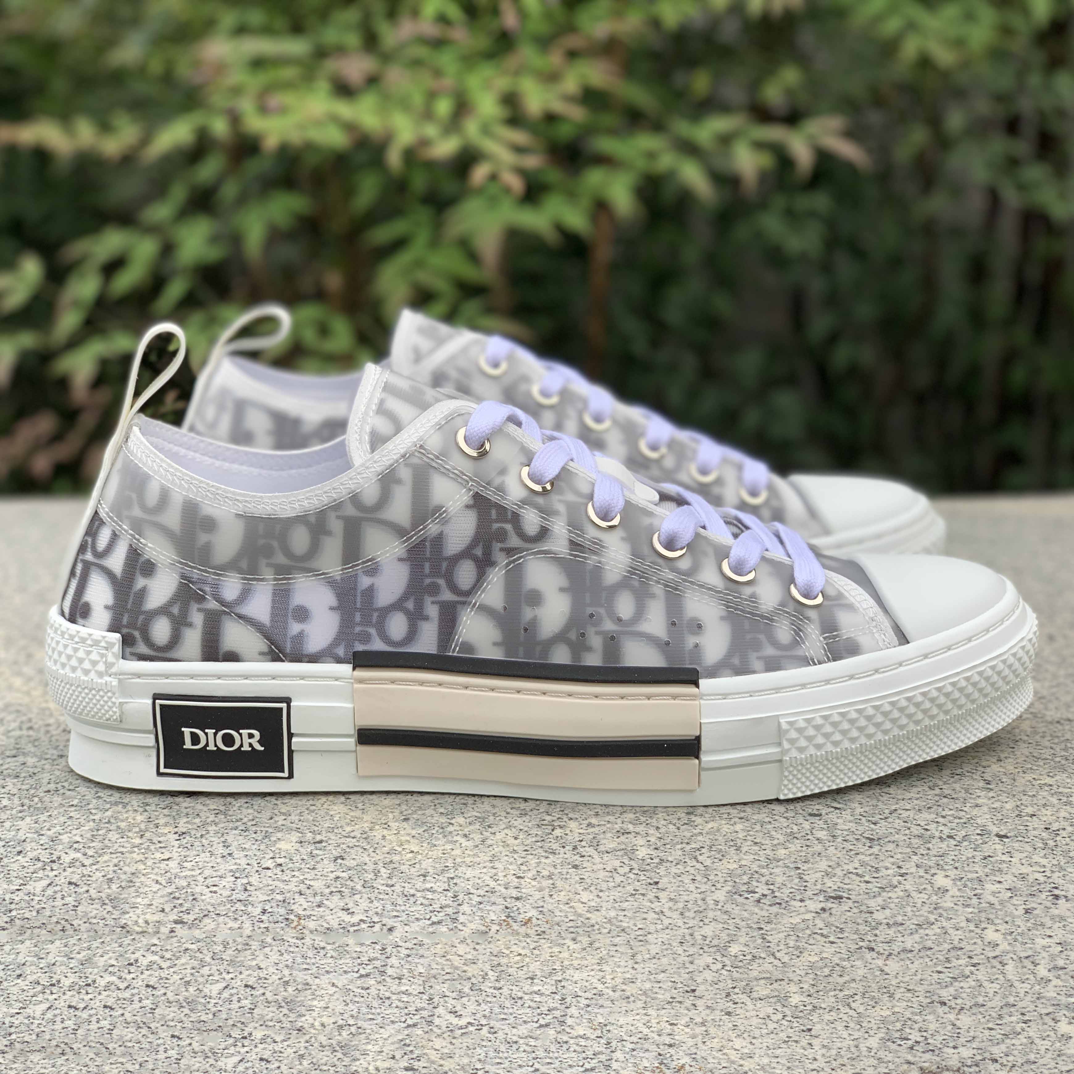 Dior Oblique technischer Canvas-Sneaker „B23“. - EUR FASHION