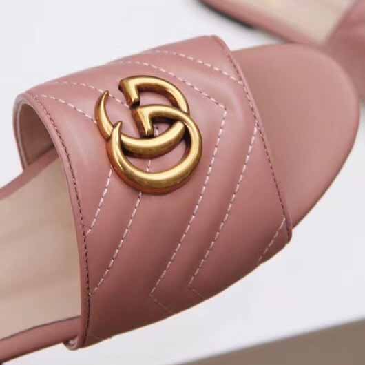 Gucci Damen-Slide-Sandale mit Doppel-G - EUR FASHION