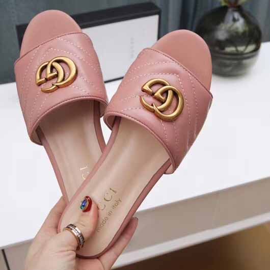 Gucci Damen-Slide-Sandale mit Doppel-G - EUR FASHION