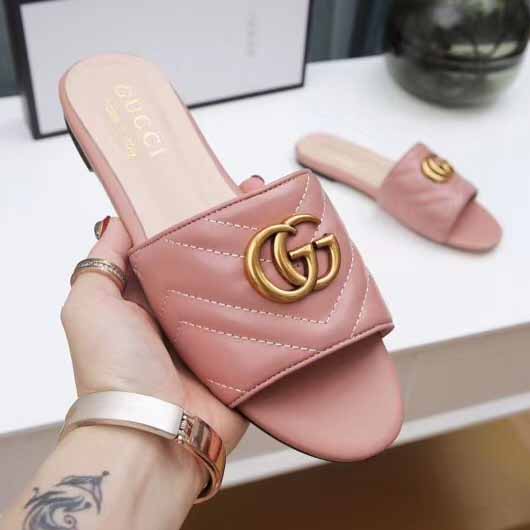 Gucci Damen-Slide-Sandale mit Doppel-G - EUR FASHION