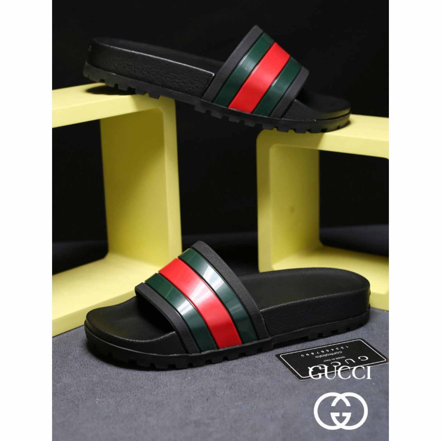 Gucci Web-Slide-Sandale - EUR FASHION
