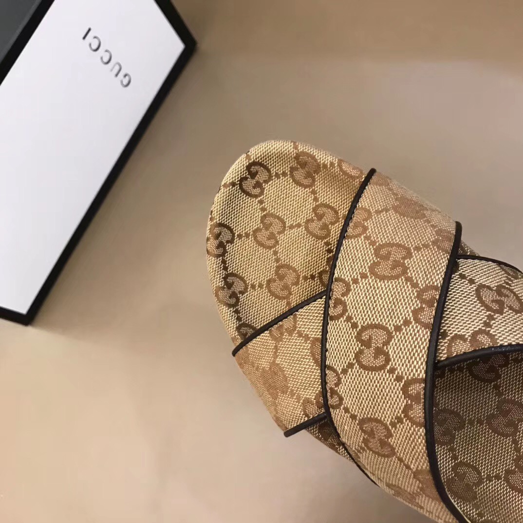 Gucci Herren GG Slide Sandale - EUR FASHION