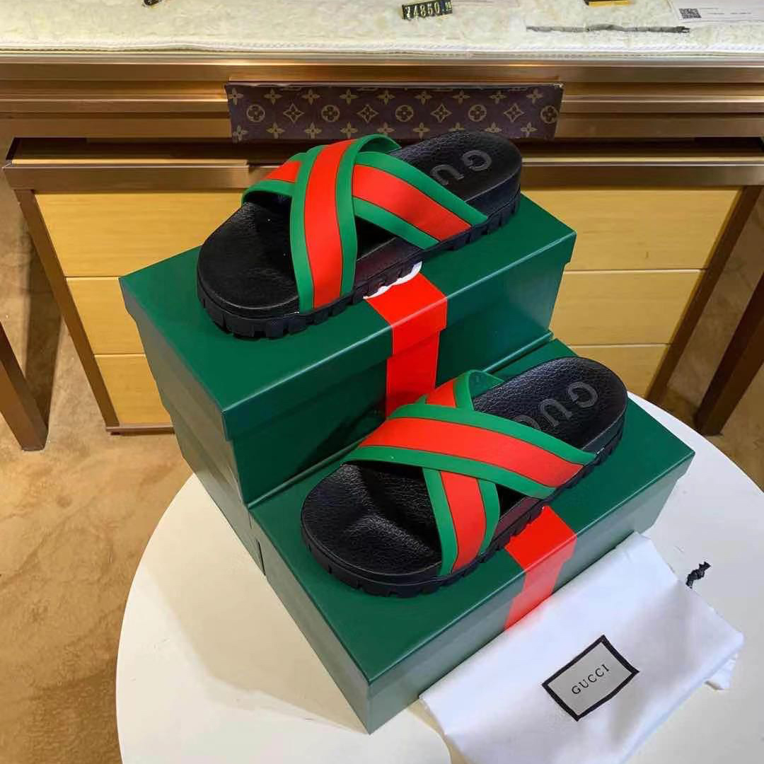 Gucci Web-Slide-Sandale - EUR FASHION