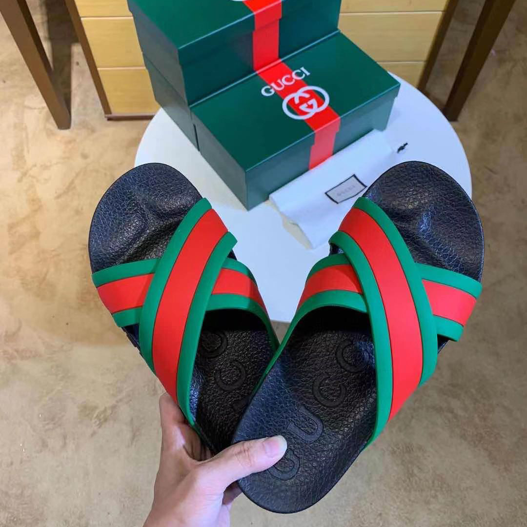 Gucci Web-Slide-Sandale - EUR FASHION