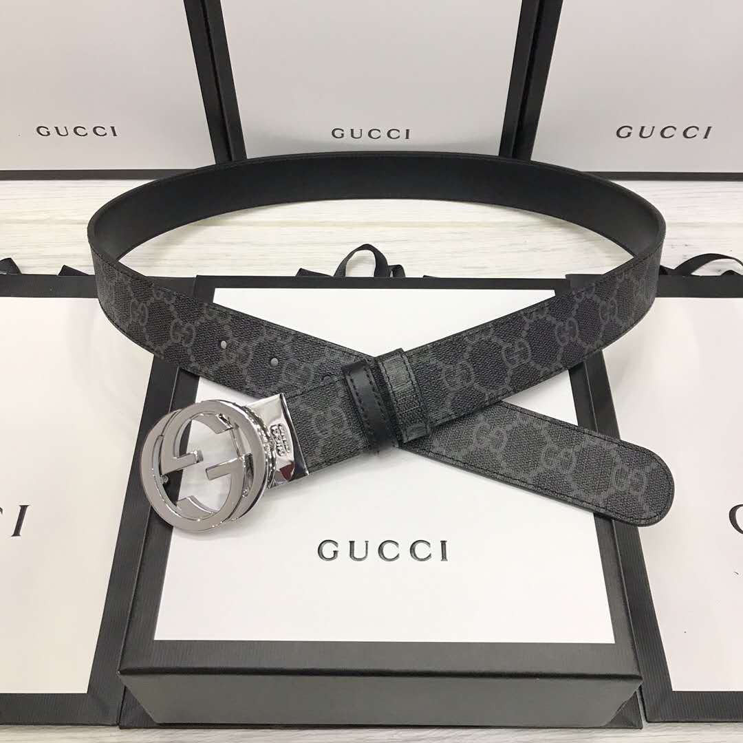 Gucci GG-Gürtel mit Doppel-G-Schnalle - EUR FASHION