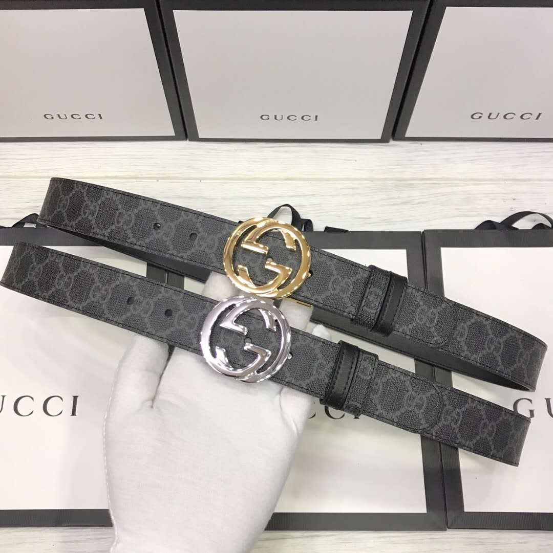 Gucci GG-Gürtel mit Doppel-G-Schnalle - EUR FASHION