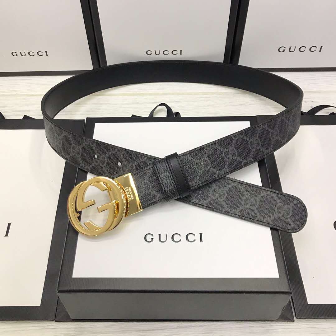 Gucci GG-Gürtel mit Doppel-G-Schnalle - EUR FASHION