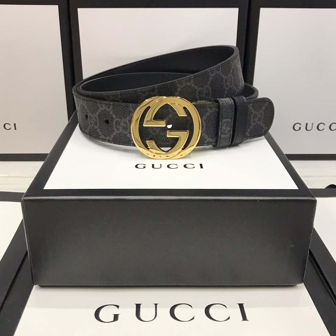 Gucci GG-Gürtel mit Doppel-G-Schnalle - EUR FASHION