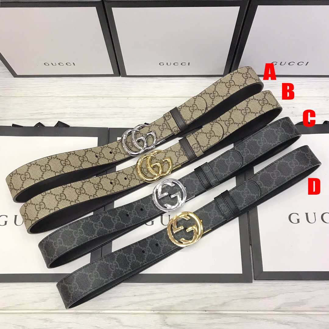 Gucci GG-Gürtel mit Doppel-G-Schnalle - EUR FASHION