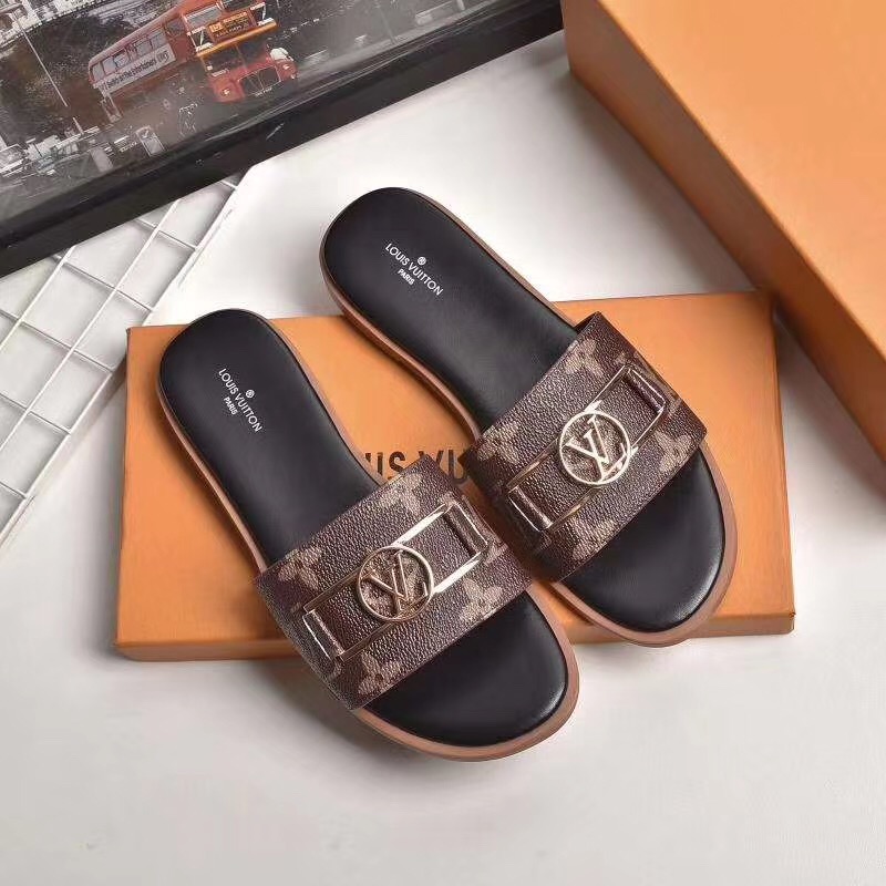 Louis Vuitton Monogram Lock It Flat Mule - EUR FASHION