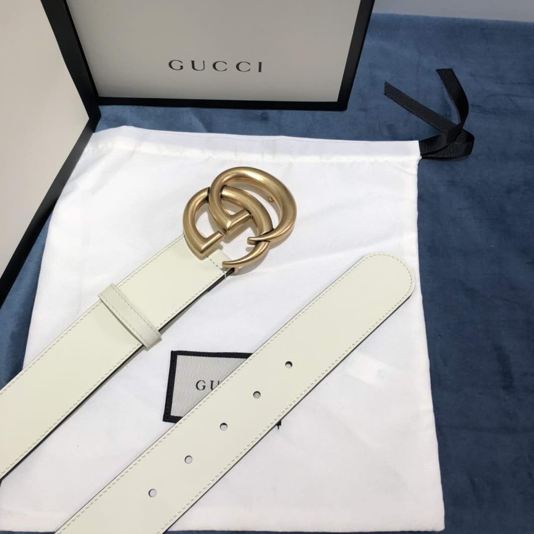 Gucci GG-Gürtel mit Doppel-G-Schnalle - EUR FASHION