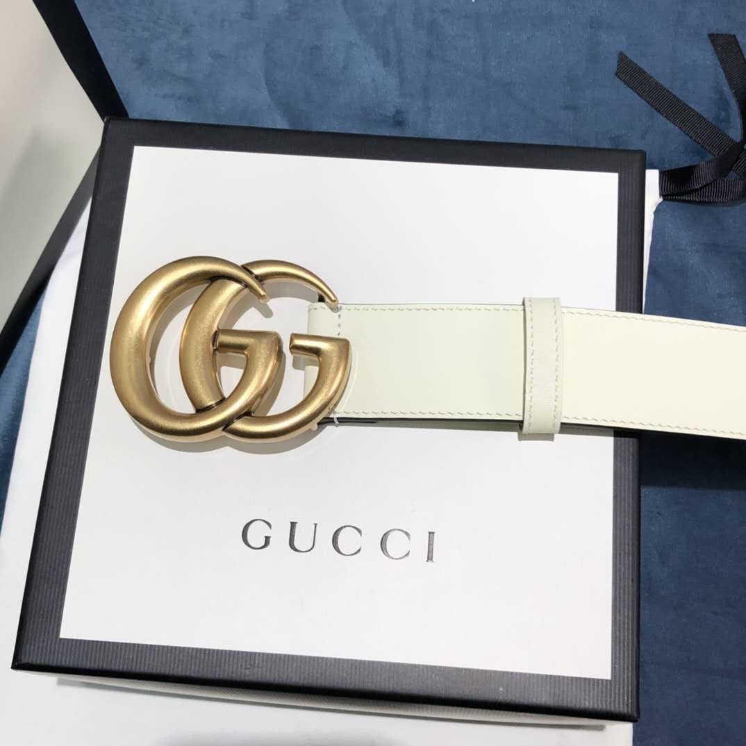 Gucci GG-Gürtel mit Doppel-G-Schnalle - EUR FASHION