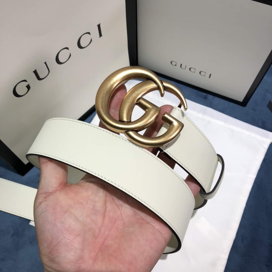 Gucci GG-Gürtel mit Doppel-G-Schnalle - EUR FASHION
