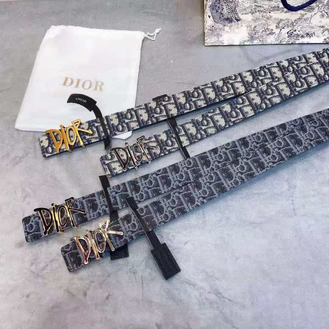 Dior Oblique Jacquard-Gürtel - EUR FASHION