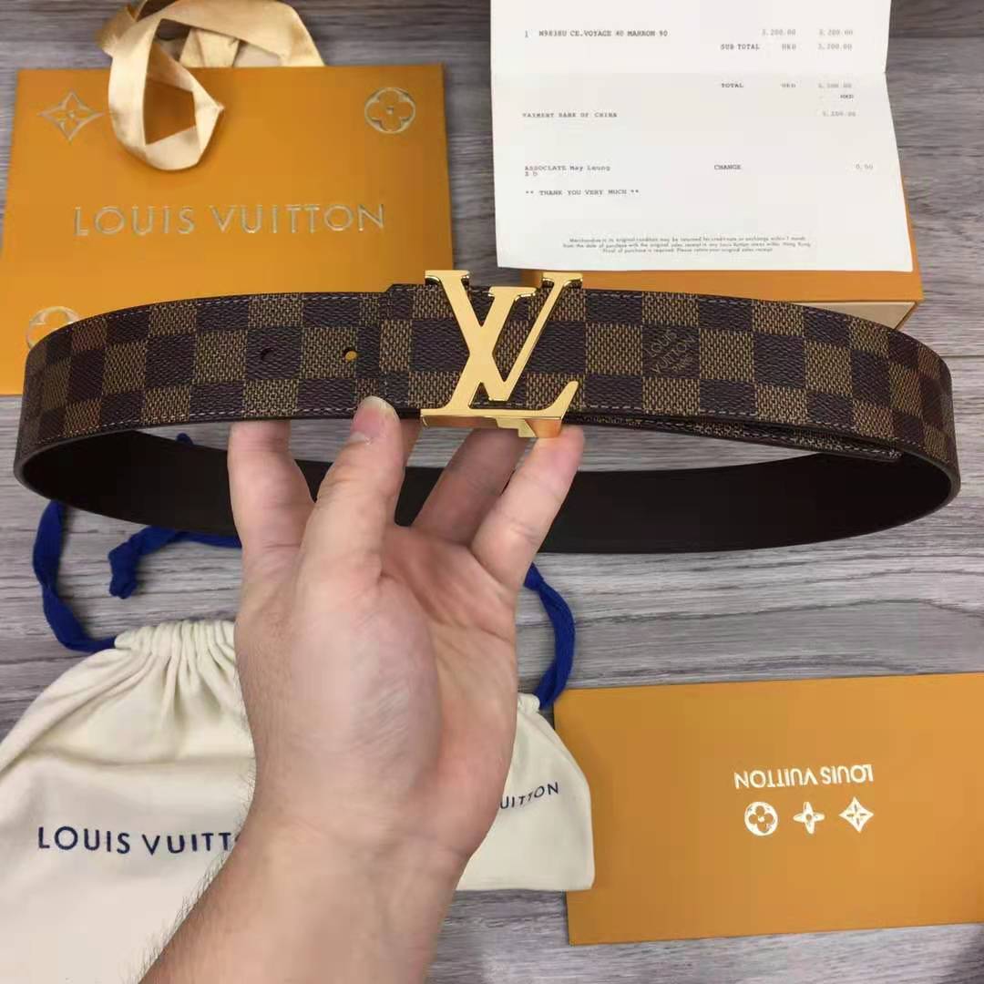 Louis Vuitton Initiales Damier Gürtel - EUR FASHION