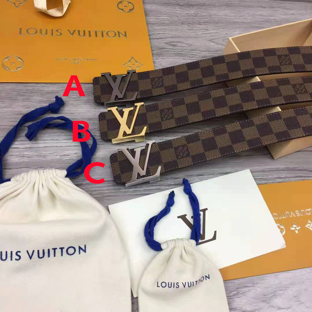 Louis Vuitton Initiales Damier Gürtel - EUR FASHION