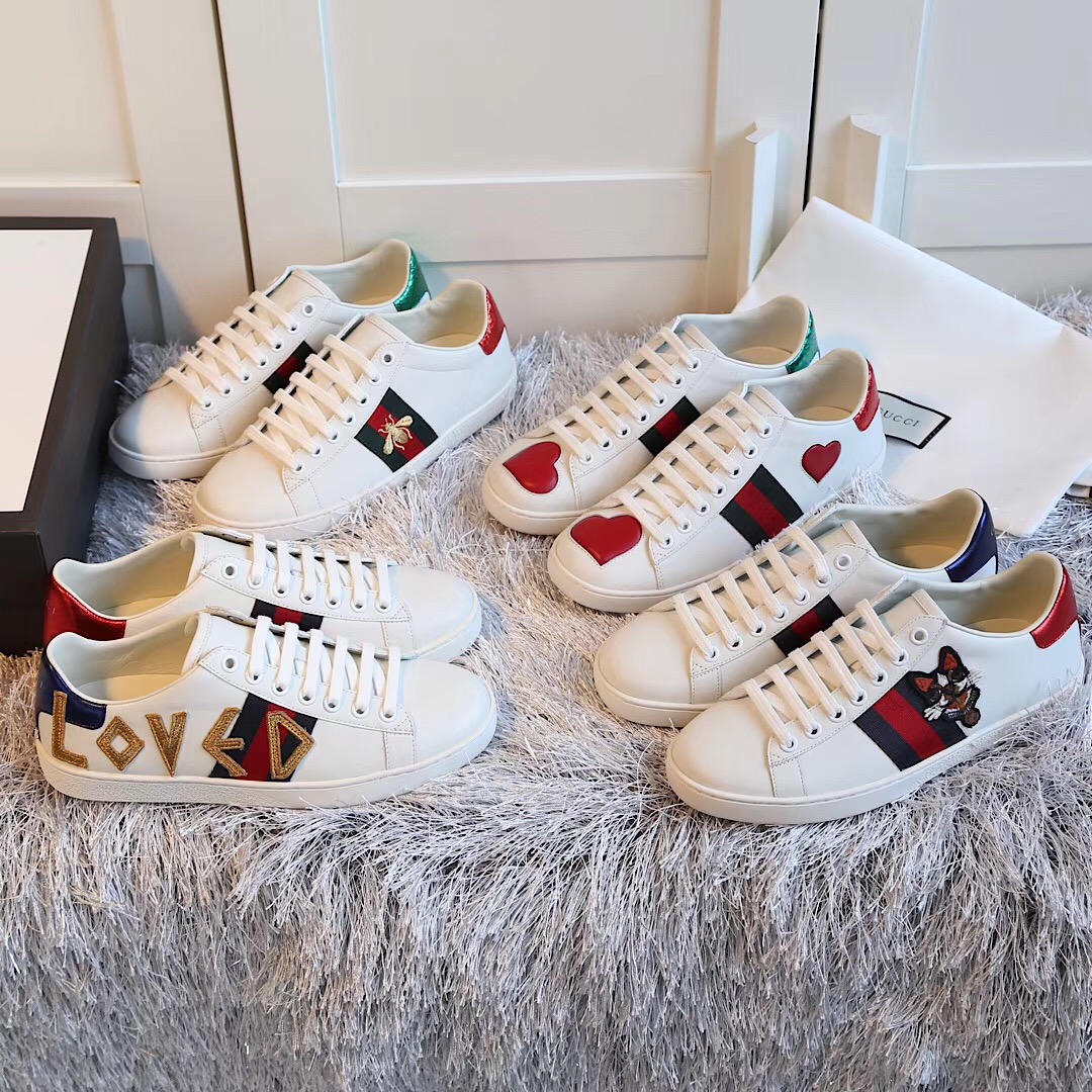 Gucci Ace bestickter Sneaker - EUR FASHION