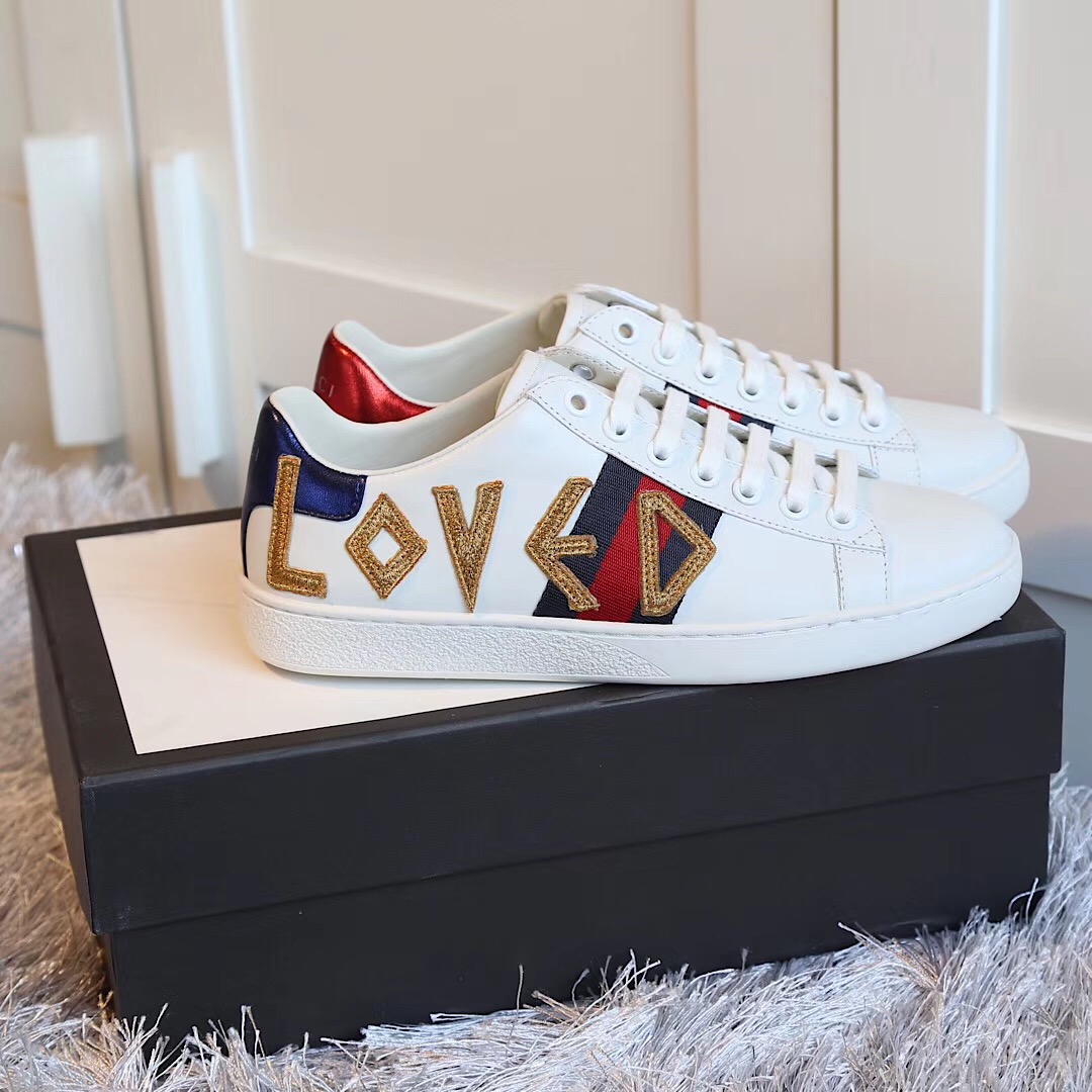 Gucci Ace bestickter Sneaker - EUR FASHION