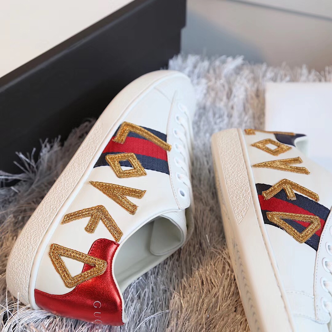 Gucci Ace bestickter Sneaker - EUR FASHION