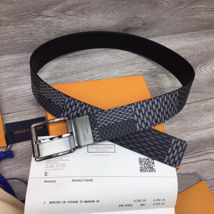 Louis Vuitton Damier Print 40MM Gürtel - EUR FASHION