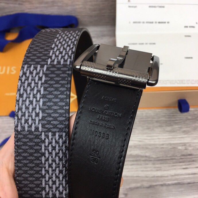 Louis Vuitton Damier Print 40MM Gürtel - EUR FASHION