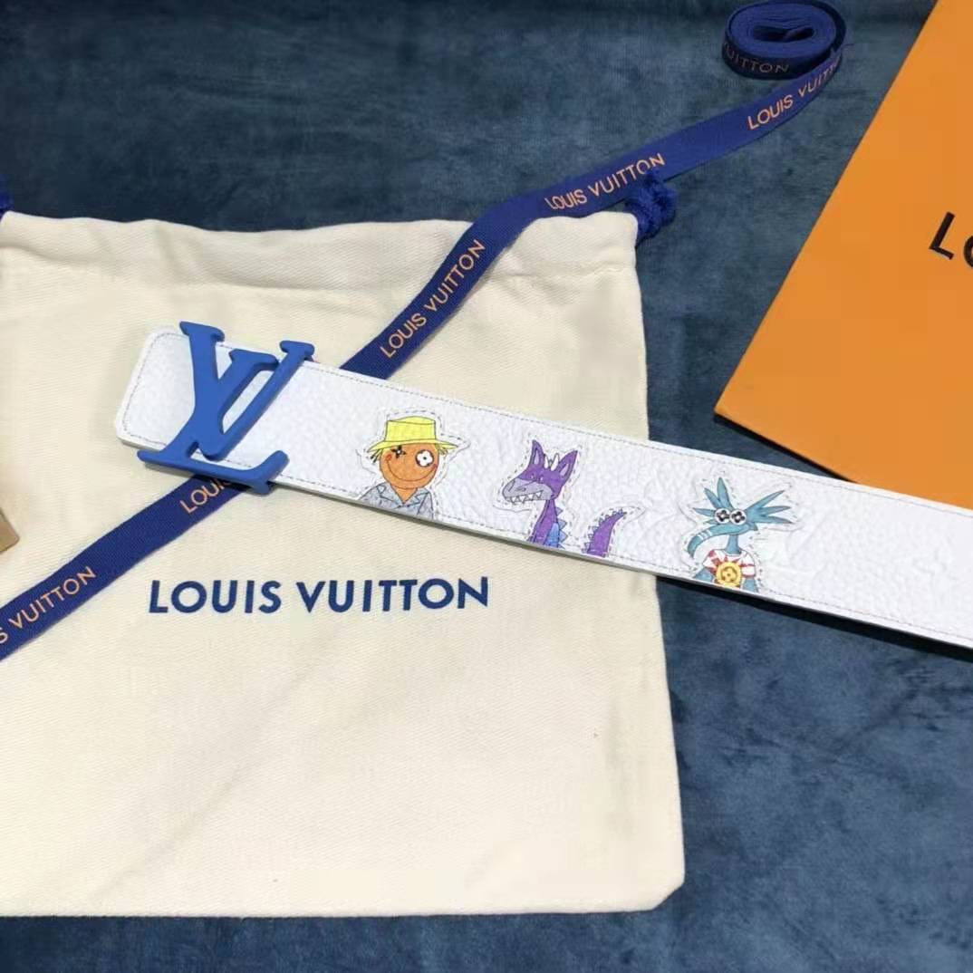 Louis Vuitton Kartonweißer Gürtel 40 mm - EUR FASHION
