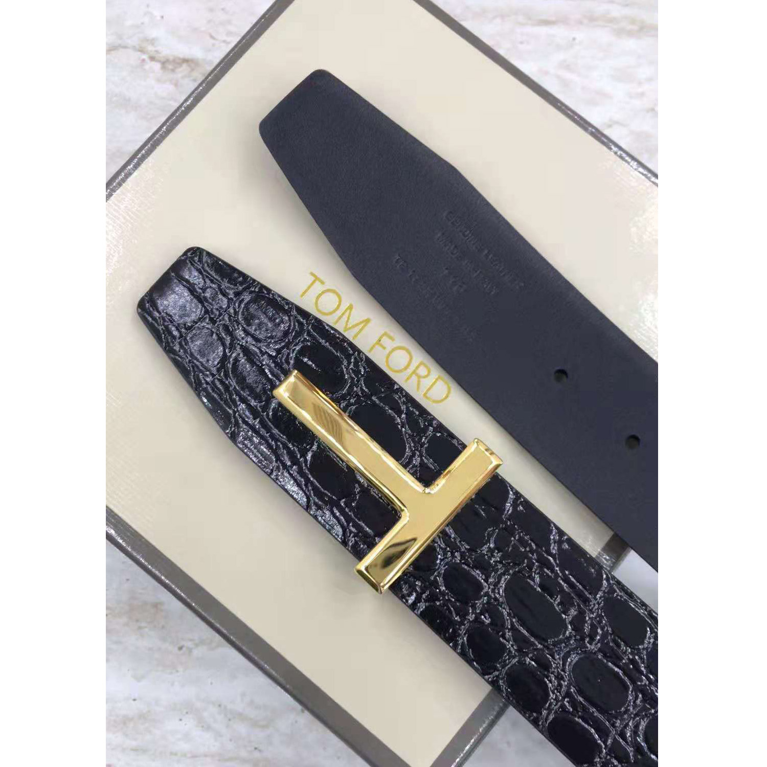 Tom Ford Krokodil-Icon-Gürtel - EUR FASHION