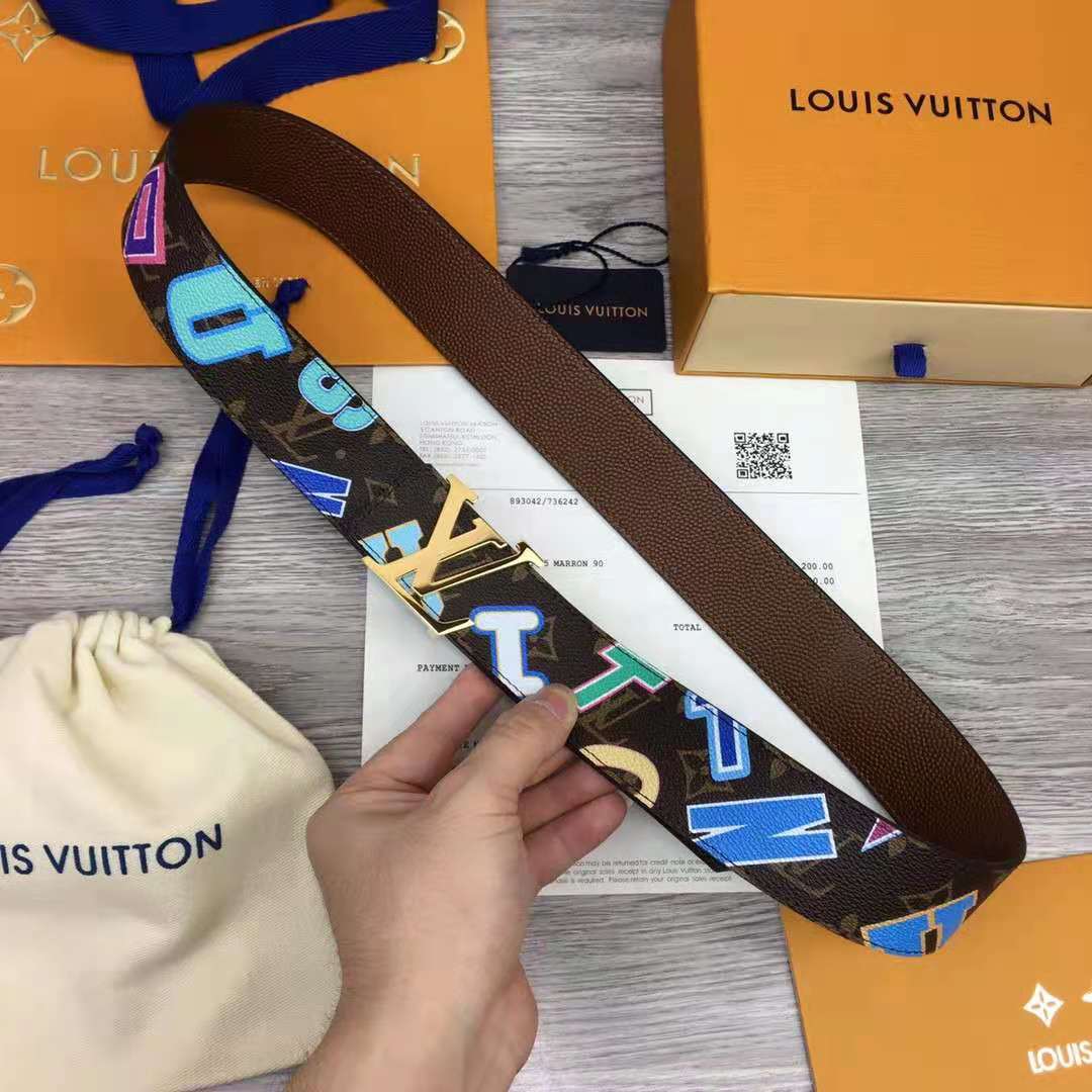 Louis Vuitton X NBA Initiales 40 mm Wendegürtel - EUR FASHION