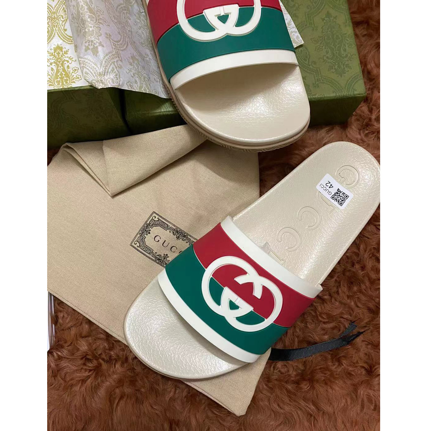 Ineinandergreifende G-Slide-Sandale für Herren von Gucci - EUR FASHION