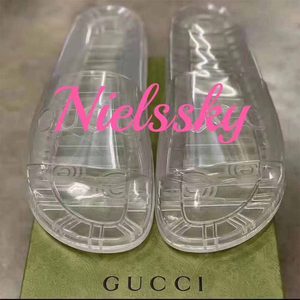 Gucci Herren-Slide-Sandale mit GG-Logo - EUR FASHION