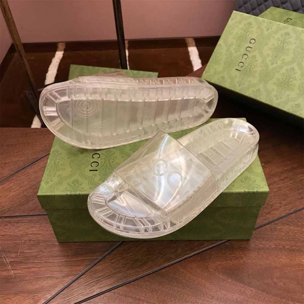 Gucci Herren-Slide-Sandale mit GG-Logo - EUR FASHION