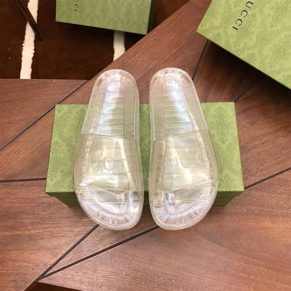 Gucci Herren-Slide-Sandale mit GG-Logo - EUR FASHION