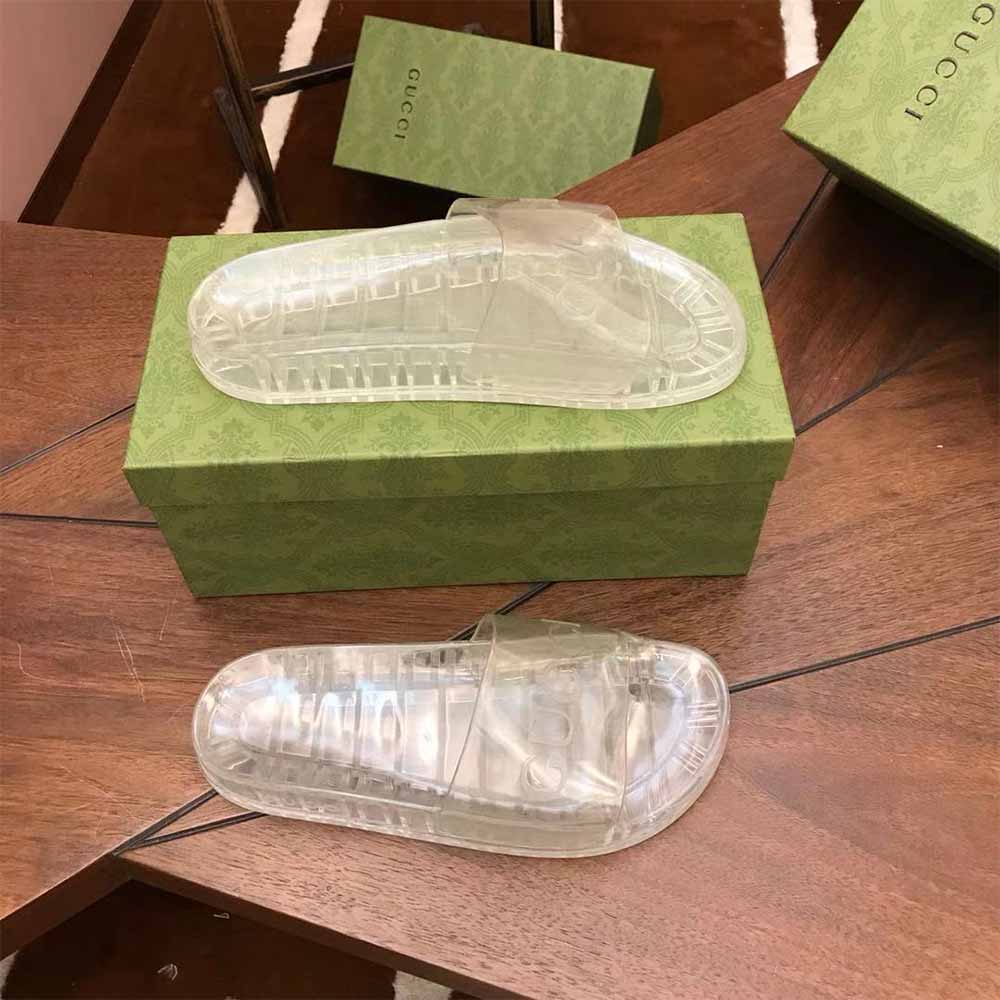 Gucci Herren-Slide-Sandale mit GG-Logo - EUR FASHION