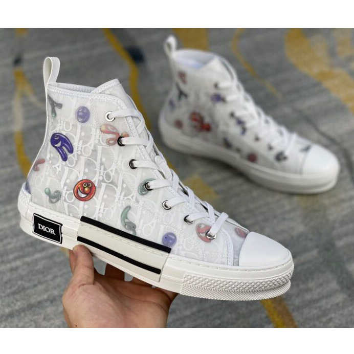 Dior B23 Dior und Kenny Scharf High-Top-Sneaker - EUR FASHION