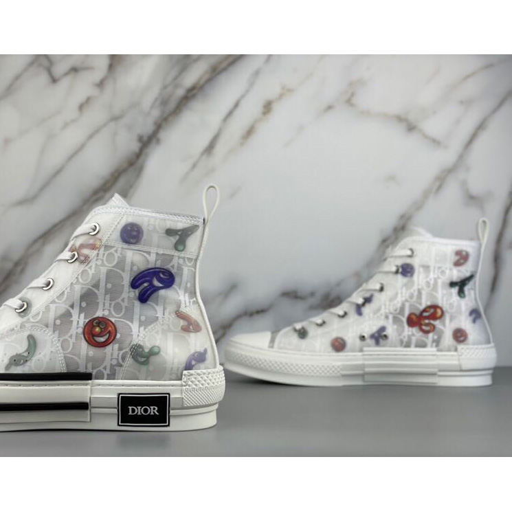 Dior B23 Dior und Kenny Scharf High-Top-Sneaker - EUR FASHION