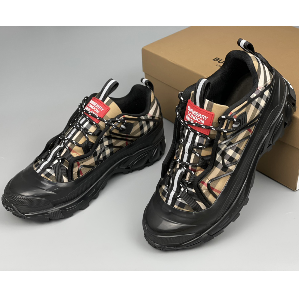 Burberry Arthur-Sneaker aus Baumwolle mit Vintage-Check - EUR FASHION