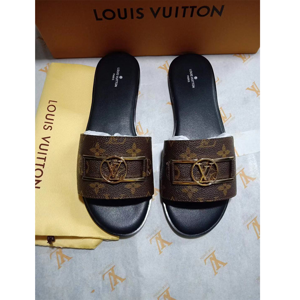 Flache Pantoletten „Lock It“ von Louis Vuitton - EUR FASHION