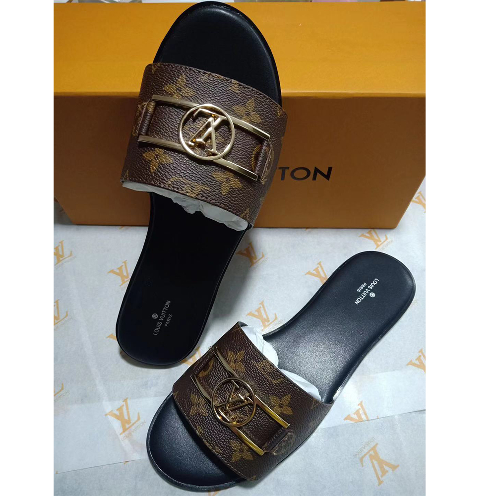 Flache Pantoletten „Lock It“ von Louis Vuitton - EUR FASHION