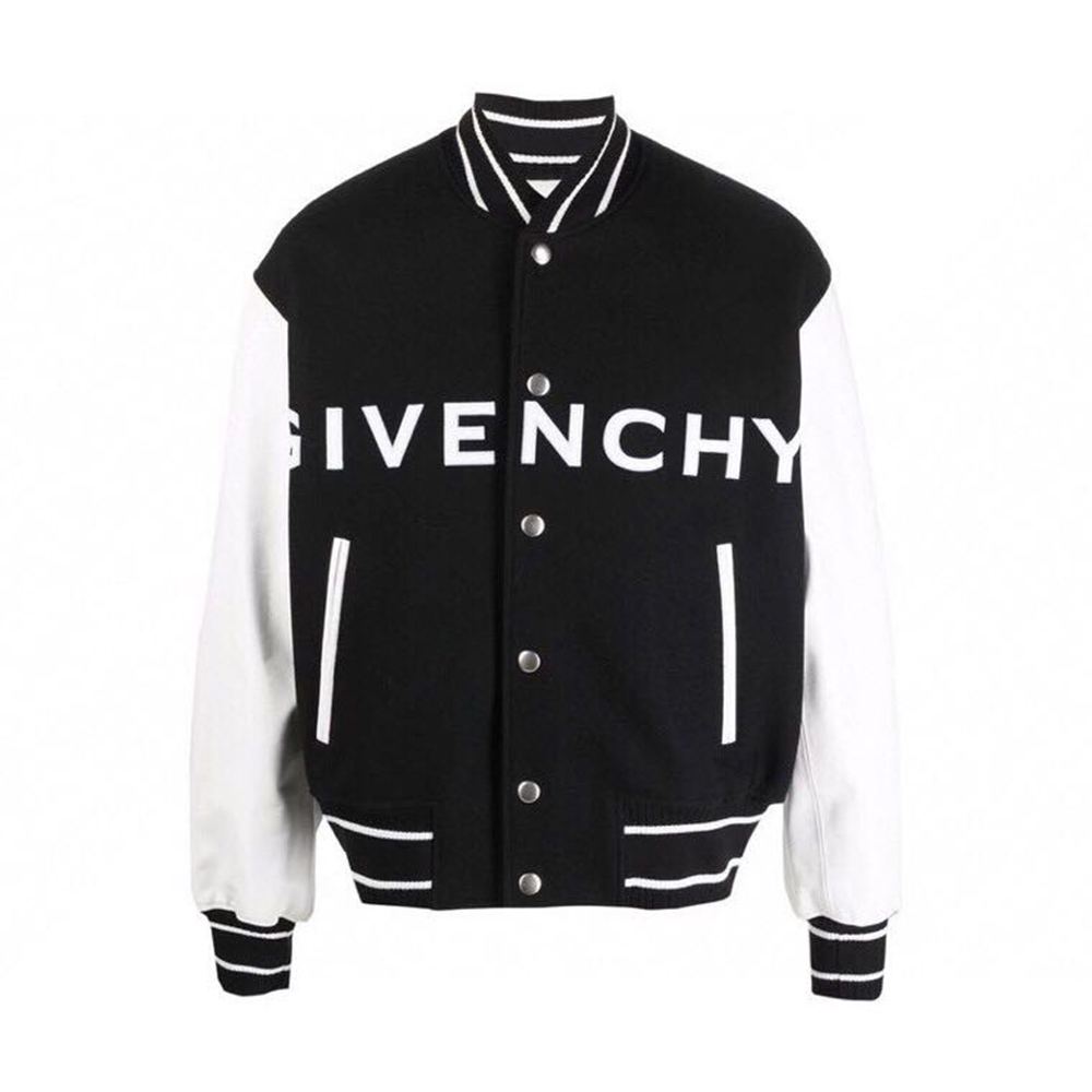 Bomberjacke mit kontrastierenden Ärmeln von Givenchy - EUR FASHION