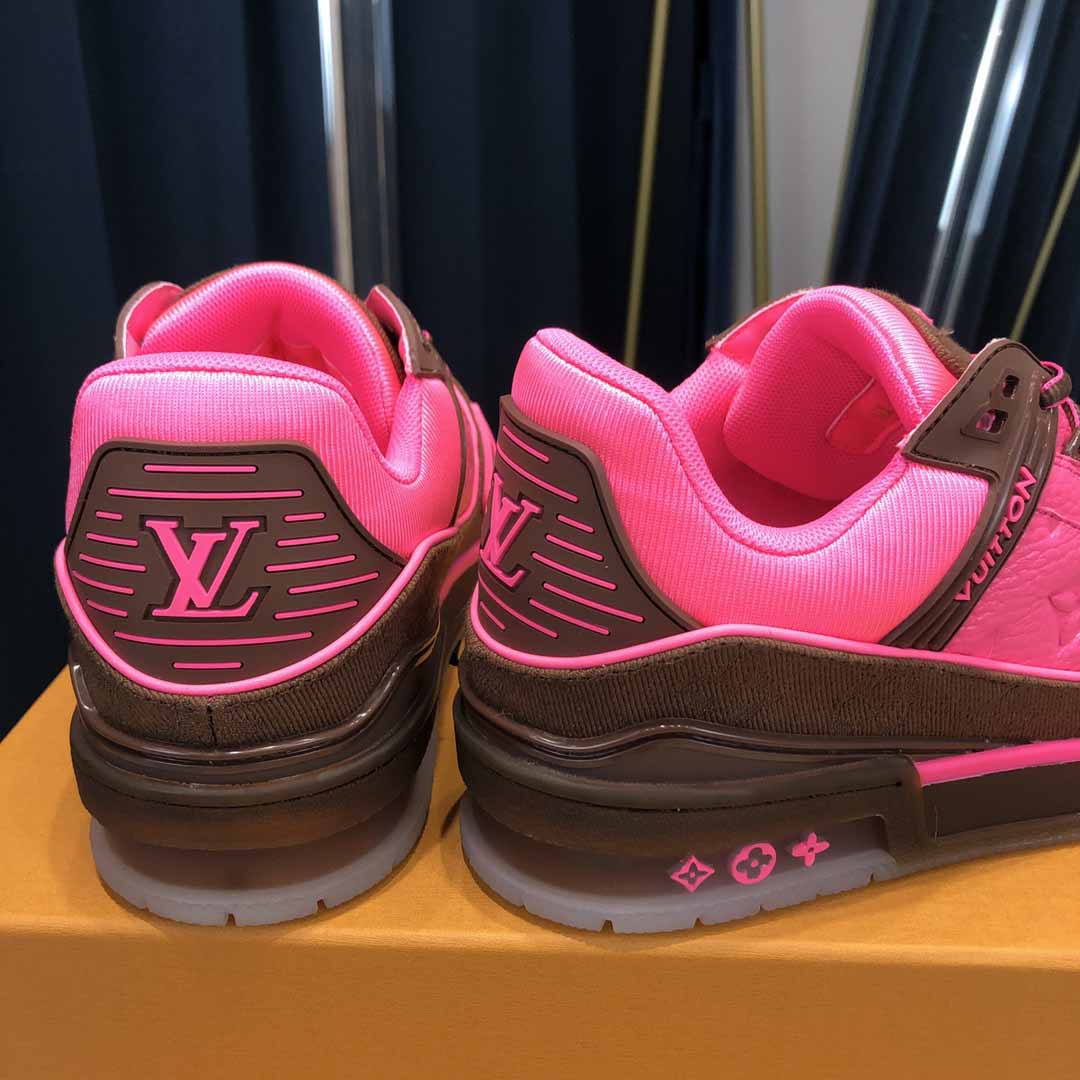 Louis Vuitton Trainer Sneaker Rosa - EUR FASHION