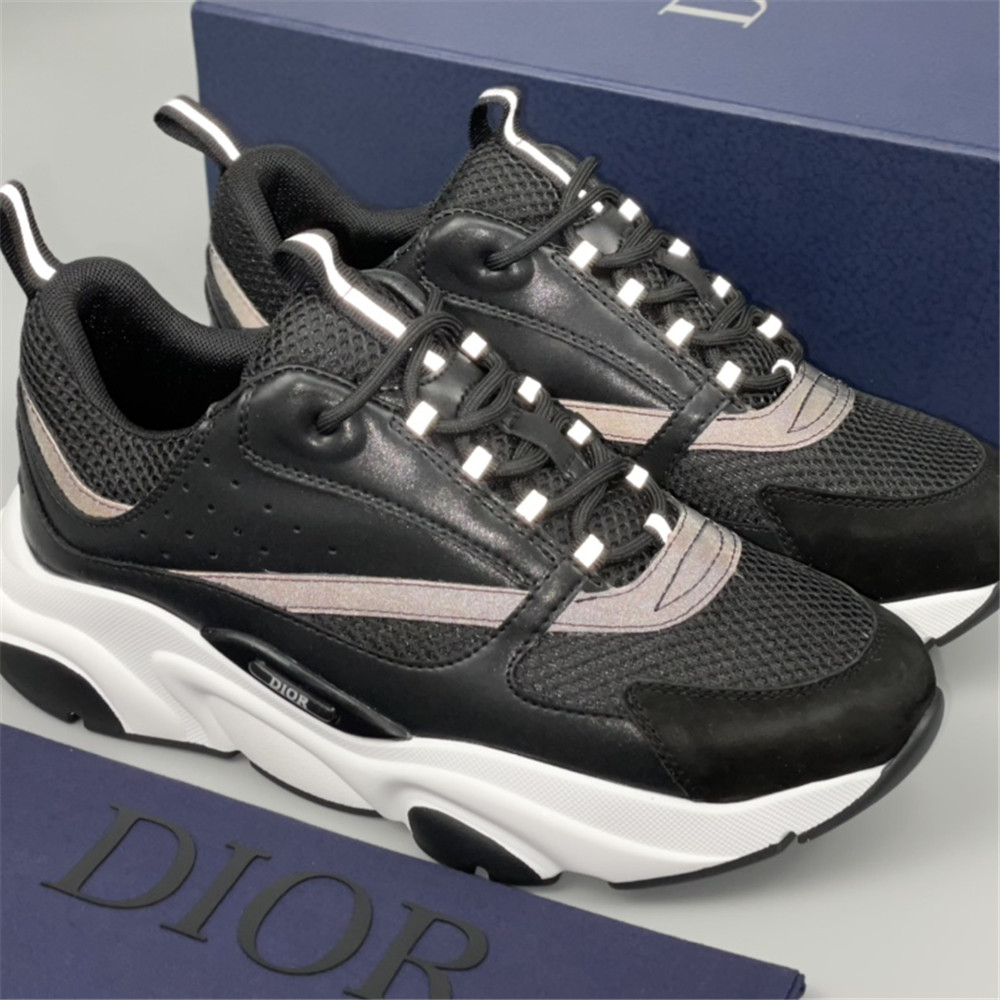 Dior B22 Low-Top-Sneaker in Schwarz und Weiß - EUR FASHION