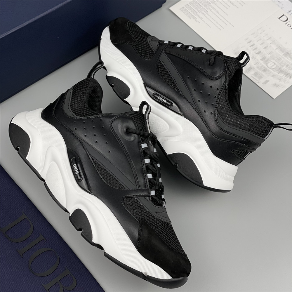 Dior B22 Low-Top-Sneaker in Schwarz und Weiß - EUR FASHION