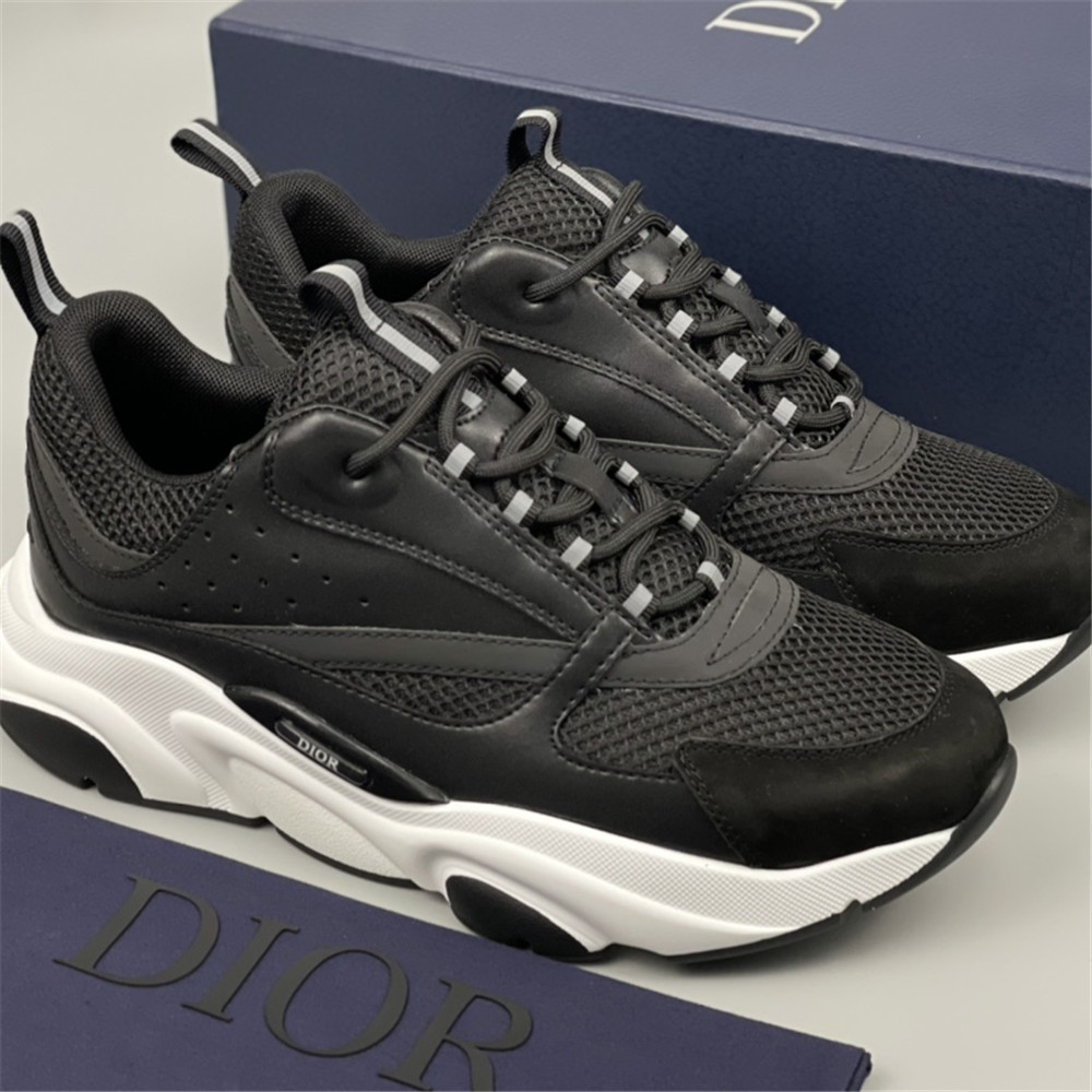 Dior B22 Low-Top-Sneaker in Schwarz und Weiß - EUR FASHION