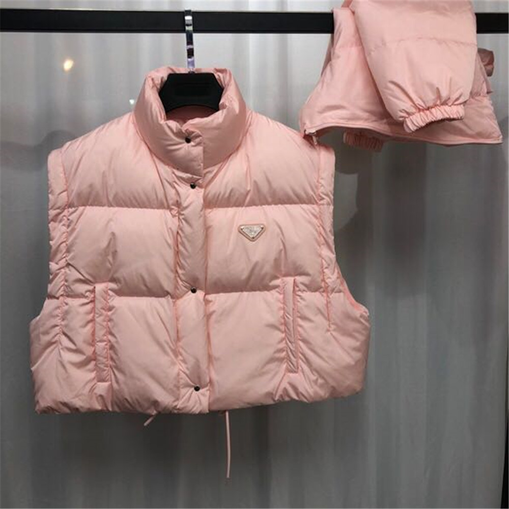 Prada Weste mit abnehmbaren Ärmeln (Pink) - EUR FASHION