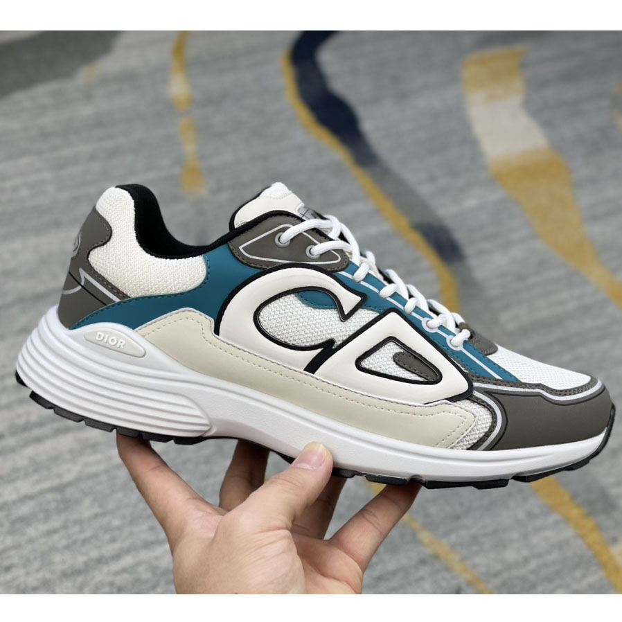 Dior B30 Sneaker, weißes Mesh und technisches Gewebe - EUR FASHION